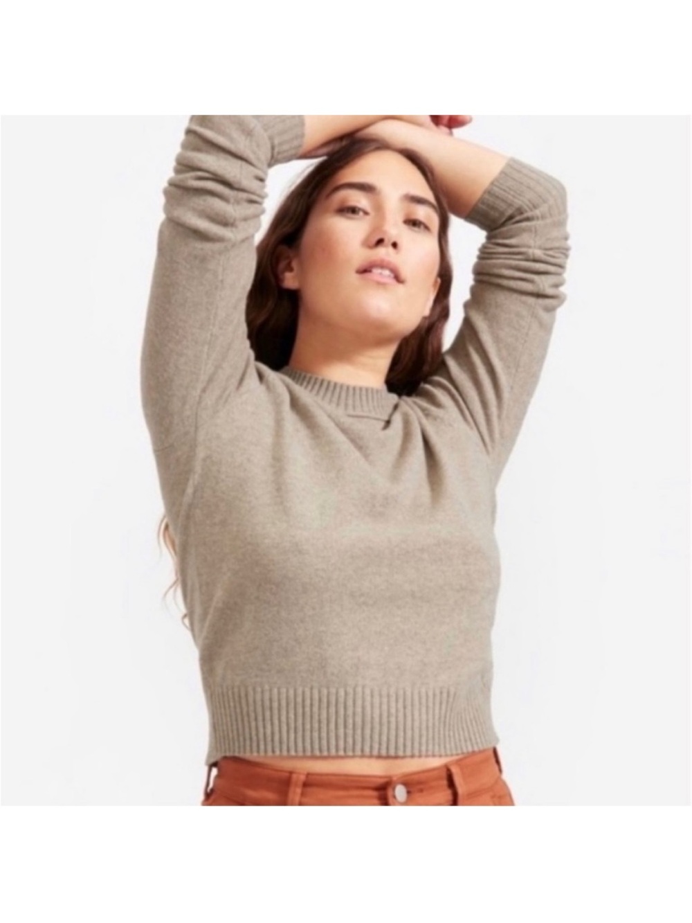 Everlane Recashmere Vintage Crew ivory